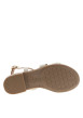 Thumbnail Nu-pieds en cuir ivoire à semelle décroché bas et à boucle à ardillon - Image 5