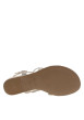 Thumbnail Nu-pieds beiges à talon compensé bas avec des boucles à ardillon - Image 5