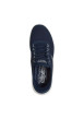 Thumbnail Baskets running bleu marine à talon plat et à slip-on muni de lacets élastiqués - Image 5