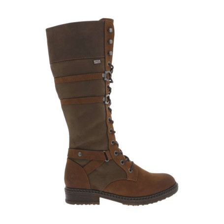 Bottes brandy à talon décroché bas avec un zip...