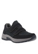 Thumbnail Sneakers en cuir bleu marine à talon plat pourvues de bandes auto-agrippantes - Image 3