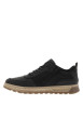 Thumbnail Sneakers noires à talon plat avec un zip et des lacets ronds - Image 2