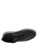 Thumbnail Sneakers noires à talon plat avec un zip et des lacets ronds - Image 4