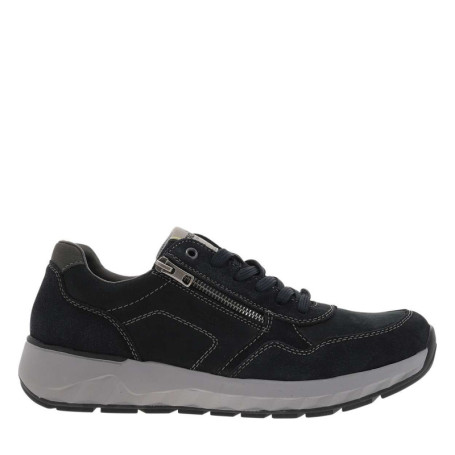 Sneakers en cuir noires avec semelle à talon...