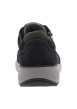 Thumbnail Sneakers en cuir noires avec semelle à talon compensé bas et zip latéral - Image 6