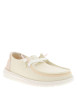 Thumbnail Mocassins beiges avec un talon plat et une fermeture à slip-on - Image 3