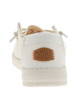 Thumbnail Tennis blanches avec un talon plat et une fermeture à slip-on - Image 6