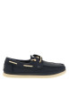 Thumbnail Mocassins bleu marine avec un talon plat et fermeture à slip-on