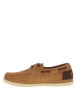 Thumbnail Mocassins marron avec un talon plat et des lacets ronds bruns - Image 2