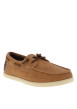 Thumbnail Mocassins marron avec un talon plat et des lacets ronds bruns - Image 3