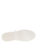 Thumbnail Tennis en cuir blanches avec semelle à talon plat et contrefort contrasté - Image 5