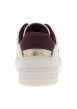 Thumbnail Tennis en cuir blanches avec semelle à talon plat et contrefort contrasté - Image 6