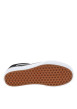 Thumbnail Baskets skate noires avec un talon plat et des lacets blancs - Image 4
