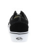 Thumbnail Baskets skate noires avec un talon plat et des lacets blancs - Image 5