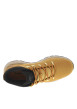 Thumbnail Bottines en cuir nubuck miel à talon plat avec des lacets ronds - Image 5