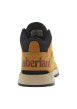 Thumbnail Bottines en cuir nubuck miel à talon plat avec des lacets ronds - Image 7