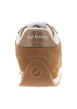 Thumbnail Baskets en cuir camel à bout arrondi avec un logo brodé sur le côté - Image 6