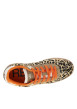Thumbnail Tennis en cuir léopard à talon plat avec un logo cousu sur le contrefort - Image 4