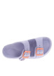 Thumbnail Mules violettes à semelle plate avec une fermeture à boucle à ardillon - Image 4