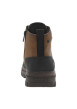 Thumbnail Bottines cognac à talon plat avec un logo imprimé sur le côté - Image 6