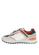 Thumbnail Baskets running blanches en cuir avec un talon plat et des lacets - Image 2
