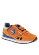 Thumbnail Baskets running orange en cuir avec un talon plat et des lacets - Image 3
