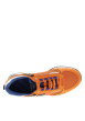 Thumbnail Baskets running orange en cuir avec un talon plat et des lacets - Image 4