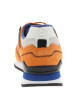 Thumbnail Baskets running orange en cuir avec un talon plat et des lacets - Image 6