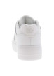 Thumbnail Baskets skate blanc à semelle à talon plateau avec des lacets plats - Image 6