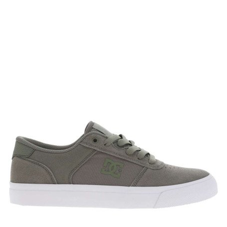 Baskets en cuir kakis avec le logo à semelle...