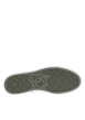Thumbnail Baskets en cuir kakis avec le logo à semelle plate blanche et à lacets plats - Image 5