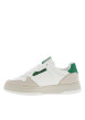 Thumbnail Tennis blanches et beiges avec des détails verts et à semelle plate - Image 2