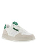 Thumbnail Tennis blanches et beiges avec des détails verts et à semelle plate - Image 3
