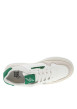 Thumbnail Tennis blanches et beiges avec des détails verts et à semelle plate - Image 4