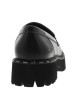 Thumbnail Mocassins noirs à talon décroché bas et à slip-on avec une semelle crantée - Image 6