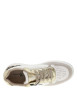 Thumbnail Tennis taupe à talon plat et à lacets plats beige avec monogrammes noirs - Image 4