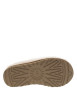 Thumbnail Mules écrues à talon plat avec extérieur sherpa et col brodé de fil rouge - Image 5