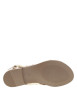 Thumbnail Nu-pieds en cuir écrus à semelle plate et à boucle à ardillon - Image 5