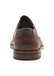 Thumbnail Derbies en cuir cognac à talon décroché bas et à lacets ronds cognac - Image 6