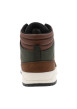 Thumbnail Baskets kaki à talon plat semi-montantes avec des empiècements noirs et marron - Image 6