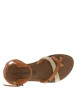 Thumbnail Nu-pieds Leia marron avec un entre-doigt et une boucle à ardillon - Image 4