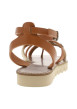 Thumbnail Nu-pieds Leia marron avec un entre-doigt et une boucle à ardillon - Image 6