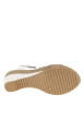 Thumbnail Nu-pieds blancs à talon compensé haut avec une boucle à ardillon - Image 5