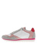 Thumbnail Baskets basses en cuir roses avec un aspect craquelé et une semelle running - Image 2