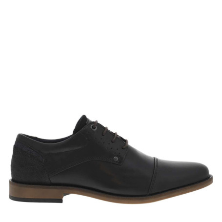 Derbies en cuir noires et marine avec des...