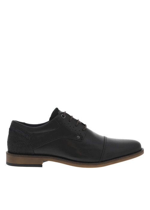 Derbies en cuir noires et marine avec des...