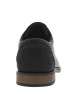 Thumbnail Derbies en cuir noires et marine avec des lacets ronds et un talon plat - Image 6