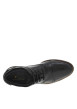 Thumbnail Derbies en cuir noires à bout droit avec un talon décroché bas - Image 4