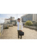 Thumbnail Chemise en coton biologique verte, blanche et bleue unie avec une coupe droite - Image 6
