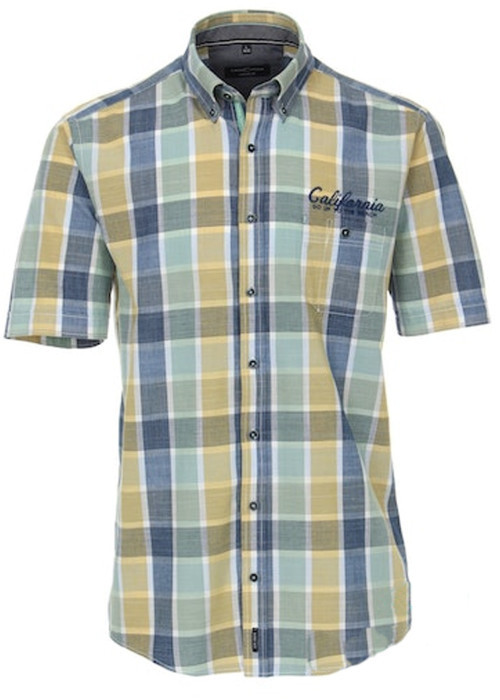 Chemise slim homme bleu